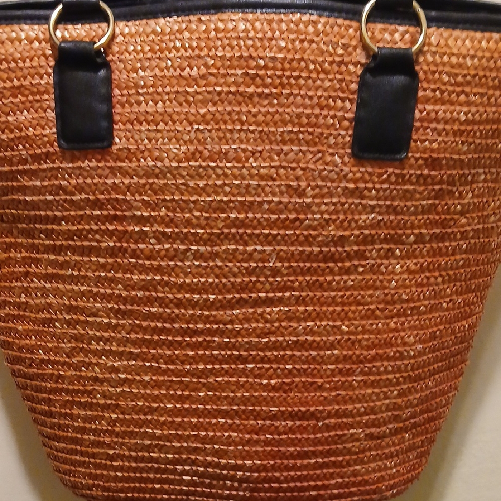 Betsey Johnson Orange Floral Tote Bag - Picture 7 of 11